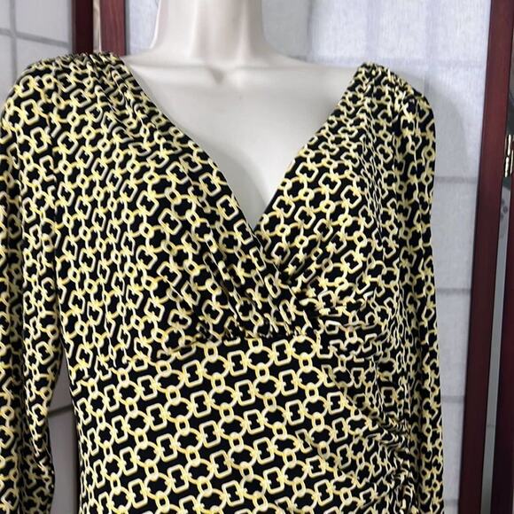 LAUREN RALPH LAUREN RUCHED SIDE‎ DRESS SIZE 12 - Picture 2 of 9